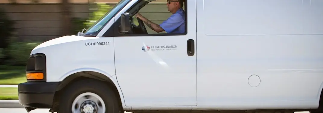 KIC Refrigeration service vehicle serving Memphis area
